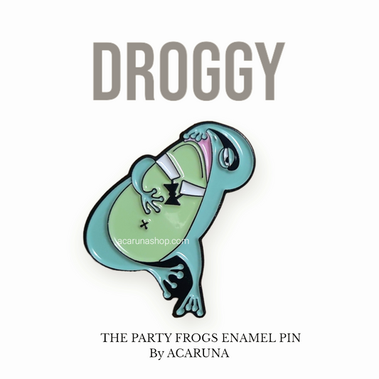 The Party Frogs Enamel Pins - DROGGY