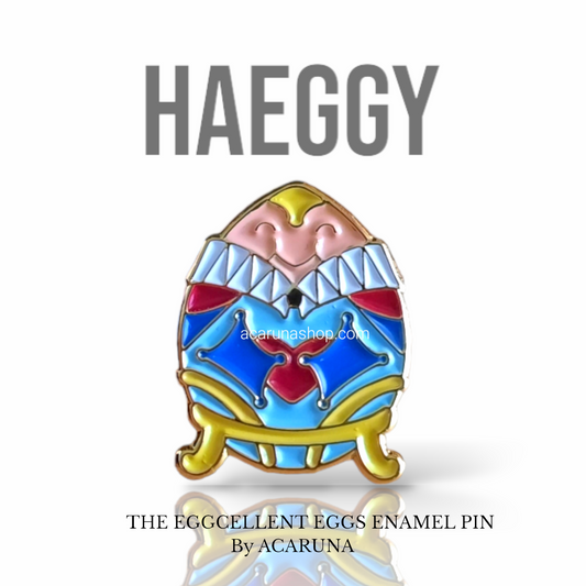 The Eggcellent Eggs Enamel Pin - HAEGGY