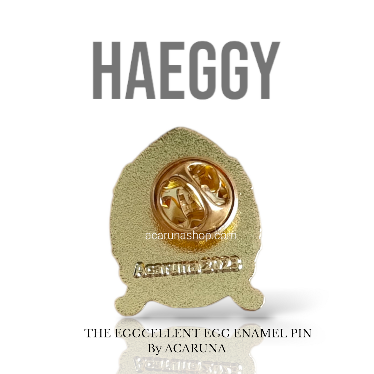 The Eggcellent Eggs Enamel Pin - HAEGGY