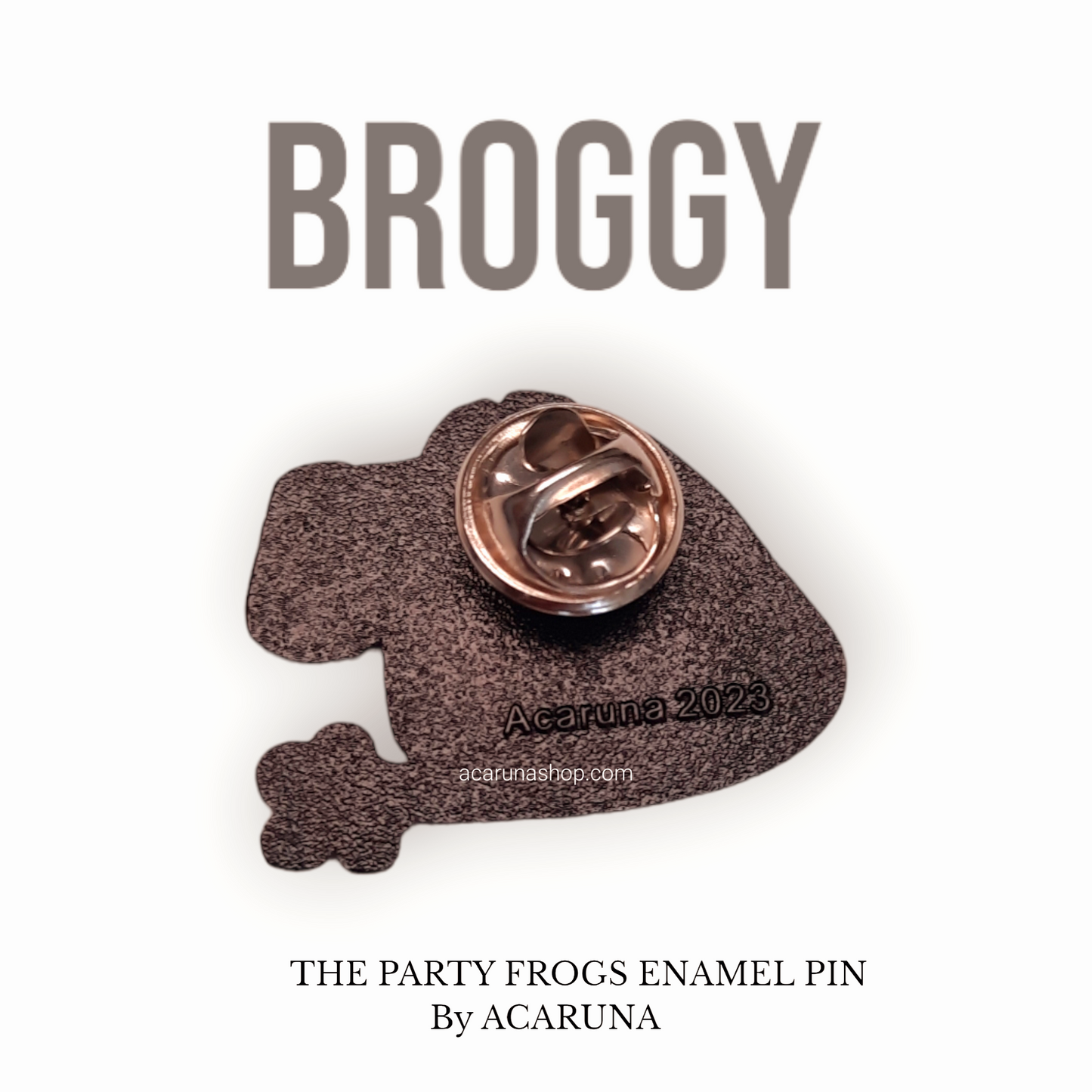 The Party Frogs Enamel Pins - BROGGY