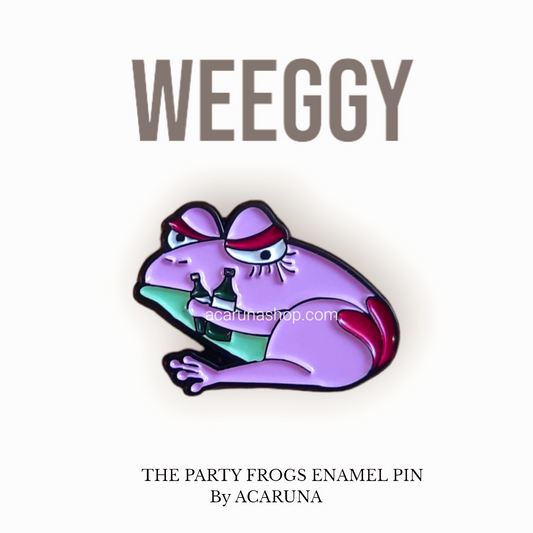 The Party Frogs Enamel Pins - WEEGGY